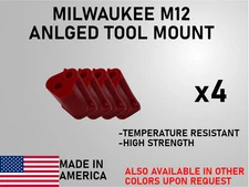 Angle-mount Milwaukee M12 12v Tool Holder [4 Pack]