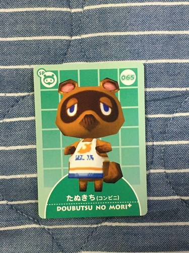 Animal Crossing Horizons Card E No.65 Tanukichi Convenience Store Used GameCube