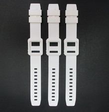 3x White Silicone Watch Band Wrist Strap Skin Cover Apple iPod Nano 6th gen lot
