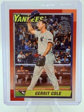 2025 Topps Series 2 Gerrit Cole 1990 Topps Baseball +2 NY Yankees cards #90B2-3