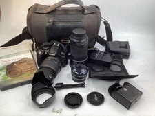Nikon D3100 Digital SLR Camera AF-S Nikkor DX 18-55mm,55-200 Mm,52mm wide+lot M1