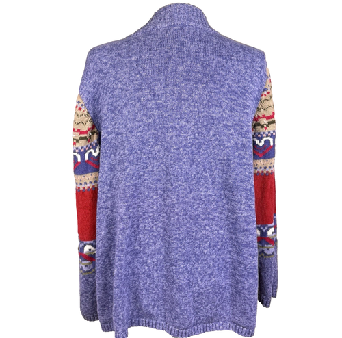 Vtg 90s Koret City Blues Ugly Sweater 1/4 Zip High Neck Beads Sequins Ribbons 2X - Picture 5 of 13
