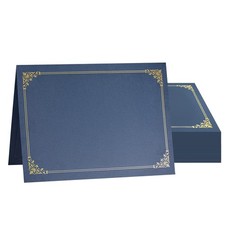 Certificate Holders(Navy Blue, 50 Packs), Diploma Covers Gold Foil Border, fo...