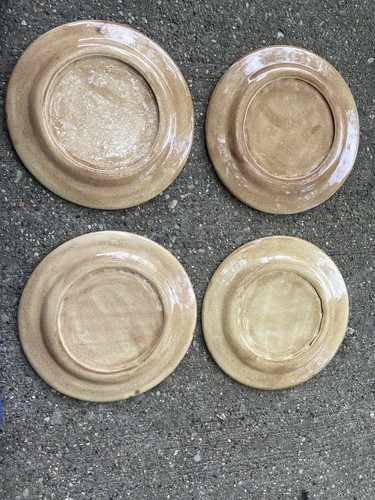VINTAGE 1970s SET OF 4 ARNELS MUSHROOM 8 3/4" SALAD PLATES - Picture 13 of 13