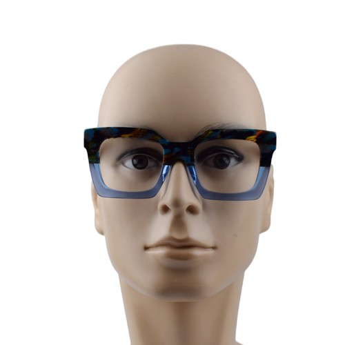 Thick Square Retro Eyeglass Frame Personalized Oversized Acetate Rx 49-22-148mm - Bild 3 von 20