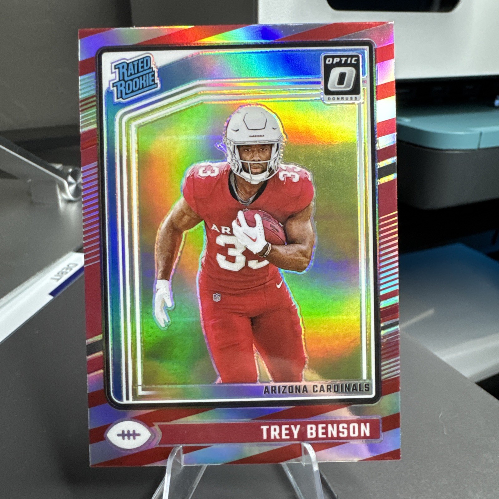 2024 Panini Donruss Optic Rated Rookie Trey Benson Freedom SSP 🔥 #293 (RC) 