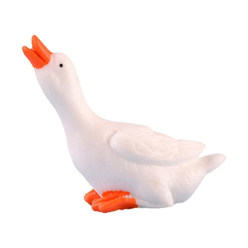 3Pcs Goose Figurines Sculptures Tiny Animals Decoration Ornament DIY Animals - Picture 3 of 5