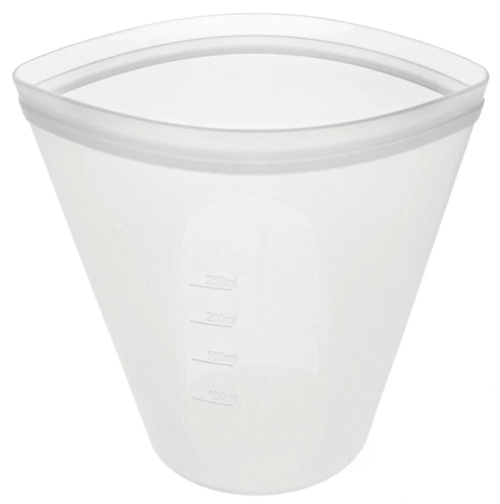 Avanti Pinch & Lock Silicone Reusable Bags (White) - 250mL