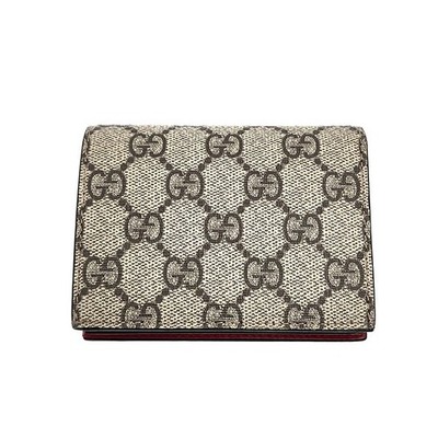 Gucci GG Supreme Cherry Bi-Fold Wallet 476050 78331314 | eBay