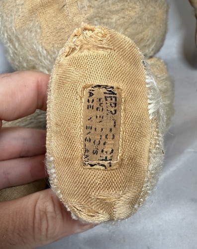 Oso de peluche Merryought Mohair vintage de los años 30 - muy querido - Imagen 6 de 6