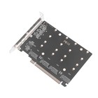 PCIe 4.0 5.0 X16 auf 4-Port NVMe M.2 NGFF SSD-Adapter, Geteilte Karte, Mult8661