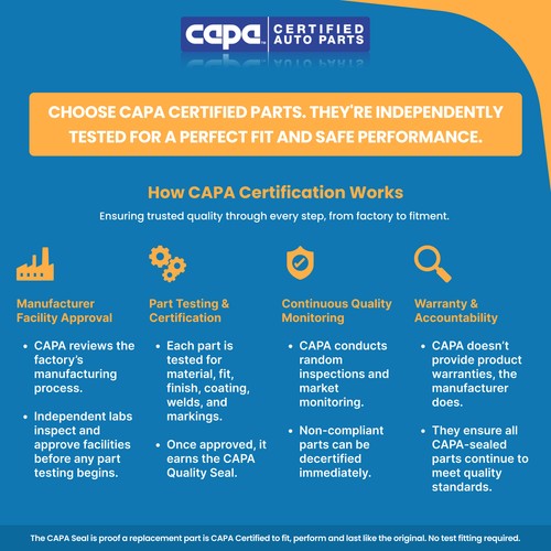 Left Driver Side Tail Light For 07-10 Ford Explorer Sport Trac; CAPA Certified - Picture 2 of 5