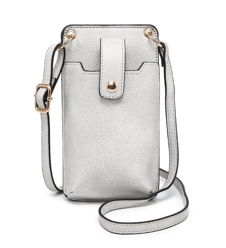 Mini bolso esencial para teléfono de hombro de cuero sintético para mujer pequeña Boutique - Imagen 15 de 26