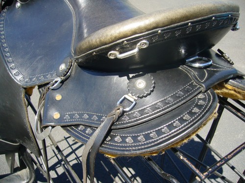 IMUS FLEX TREE BLACK 16" WESTERN SADDLE - DOUBLE RIGGING - CINCH - BREAST COLLAR - Bild 13 von 20