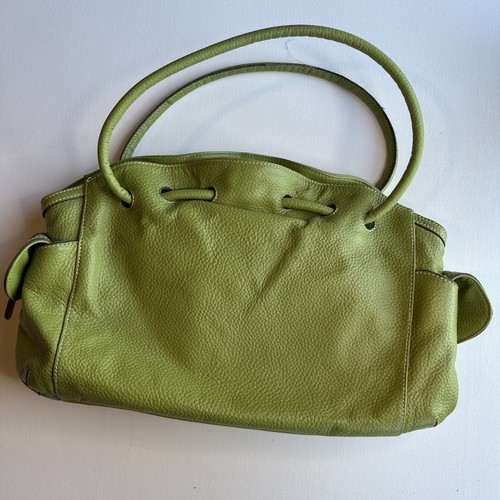 Coldwater Creek Women's Genuine Leather Mag Snap Red Shoulder Bag - Picture 2 of 5