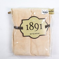 New Sferra 1891 Velvet Euro Continental Pillow Sham 5030 Parlor Ivory 26x26