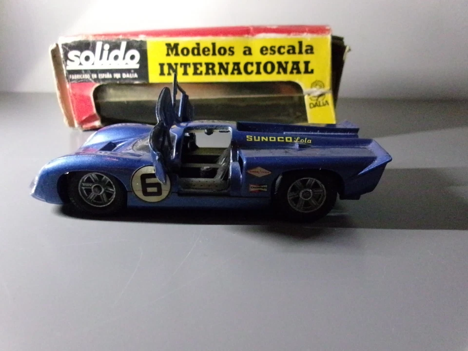 DALIA SOLIDO. Lola T 70 MK 3 B scale 1/43 Made in Spain - Immagine 4 di 4