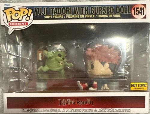 Funko Pop Moment Yuji Itadori Cursed Doll #1541 Jujutsu Kaisen