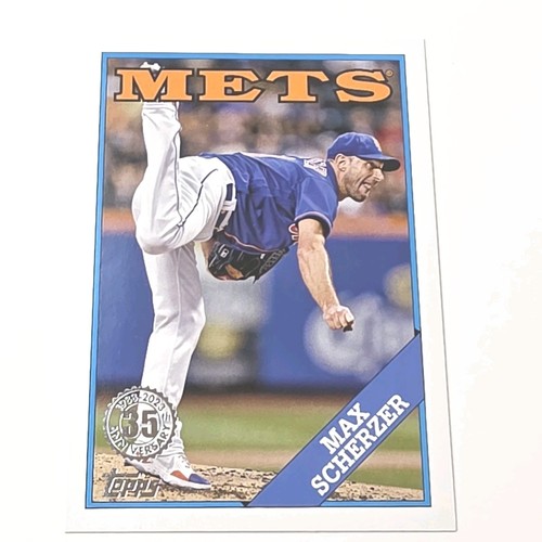Max Scherzer 2023 Topps 35th Anniversary #T88-2 NM-MINT New York Mets - Bild 1 von 2