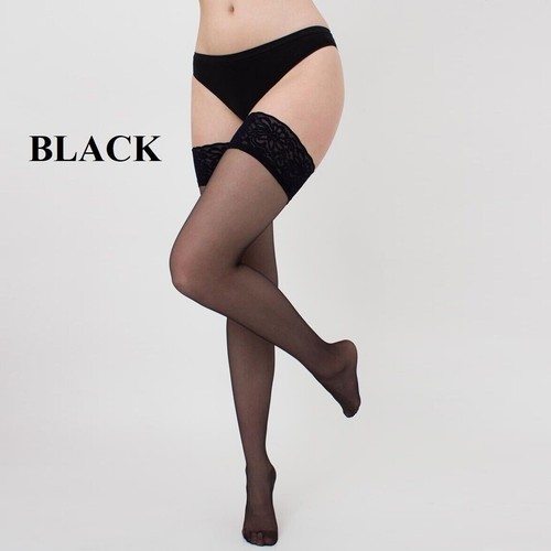 Giulia Emotion dünne Damen Strümpfe mit breiter Spitze Silikon Kronenbasis... - Bild 2 von 44