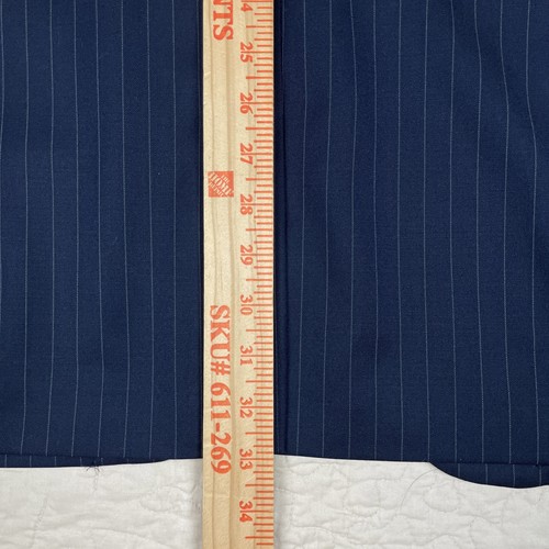 VTG Brooks Brothers 44L Suit 2Pcs Black Stripes Front Pants 37x29 Mens*READ - Picture 10 of 24
