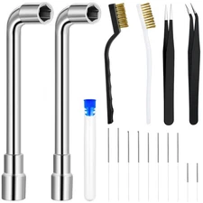 16 Pieces 3d Printer Nozzle Wrench Cleaning Kit10 Nozzle Cleaning Pins With Stor