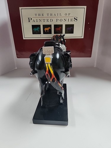 Trail Of Painted Ponies "Motorcycle Mustang" Horse Figurine 5E/4.041 W/ Box - Picture 6 of 11