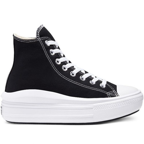 NUOVE SNEAKERS CONVERSE Chuck Taylor All Star HIGH TOP Move Platform NERE taglia 8 - Foto 9 di 11