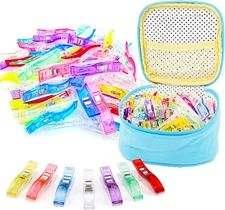 Doukey Large Sewing Clips Fabric Clips 50PCS Jumbo Quilt Clips for Quilting Asso