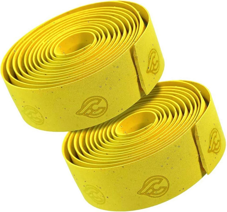 Cinelli Unisex's Original Tape Cork Bar Tape & Plugs Yellow - Image 3 of 3