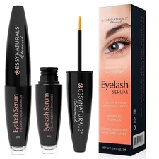 Essynaturals Premium Eyelash Growth Serum for Longer, Fuller, Thicker 1-pack 