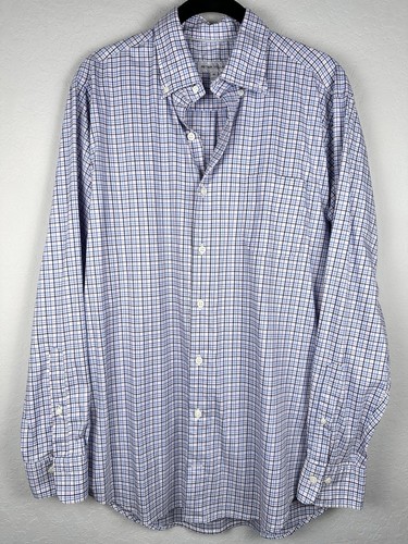 Peter Millar Men’s Long Sleeve Button Front Bundle Of Three Medium Shirts Cotton - Picture 4 of 7
