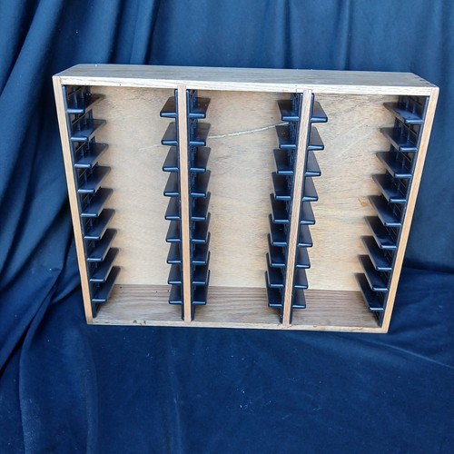 Wood Accucut Ellison Dies Block Storage Unit Storage Container Case Holds 30 - Picture 1 of 10