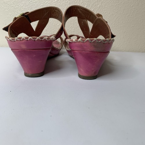 Spring Step L'Artiste Belanus Slide Wedge Sandals FLORAL US Sz 9.5/10 EUR 41 - Picture 5 of 12