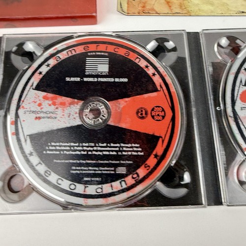 SLAYER World Painted Blood CD DVD 2 disques digipak avec étui testé fonctionnel - Photo 5/10