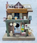 Vintage Handcrafted Folk Art Birdhouse “Ma & Pa Kettle’s General Store” Rustic