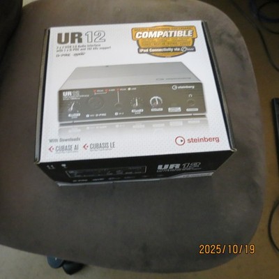Steinberg UR12 USB Audio I/O (XLR in, HI-Z in) D-PRE's w/Cubase AI