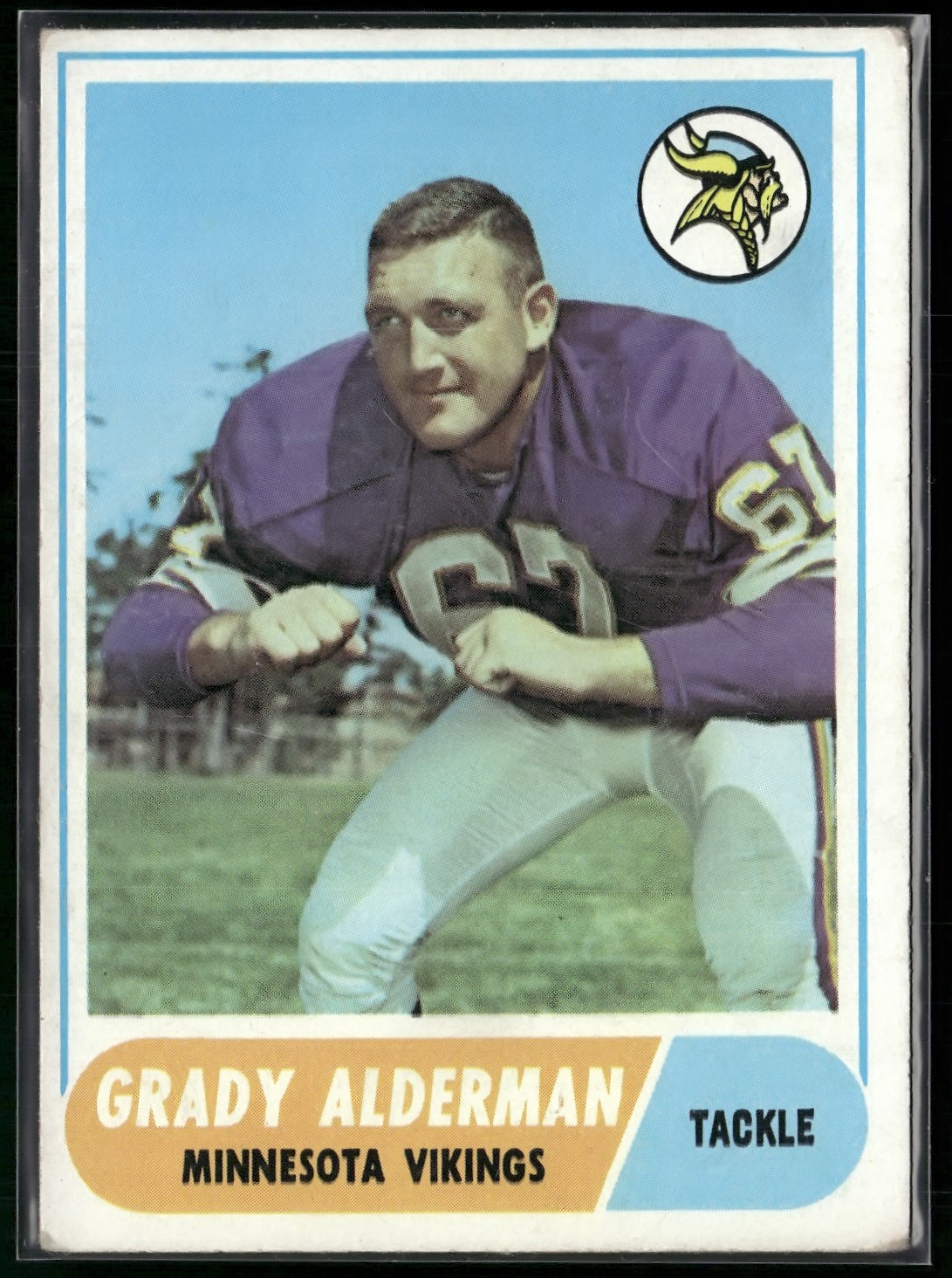 1968 Topps #3 Grady Alderman