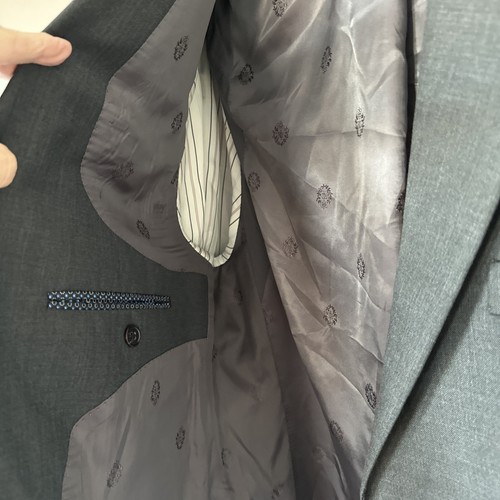 Lauren Ralph Lauren Herren 42r Wolle Anzug Mantel Sport Mantel Blazer Anthrazit Grau - Bild 9 von 13