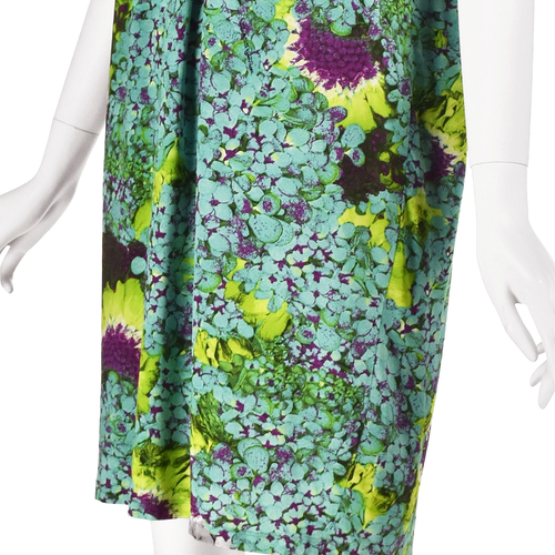 ROBERTO CAVALLI CLASS buntes ärmelloses Etuikleid mit Blumenmuster GRÖSSE 16 XL - Bild 4 von 9