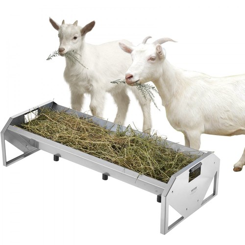 Livestock Feeding Trough 22 Gallon 45 Inch Goat  Sheep Feeder for 10 Animals - Picture 3 of 8