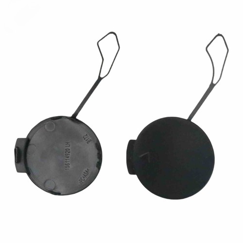 2X Black Front LH&RH Side Tow Hook Cover For 2017-2023 Alfa Romeo Stelvio 2.0L, - Foto 2 di 14