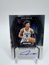 2024 Panini Prizm Draft Picks #S-DDJ David Duke Jr. Signatures