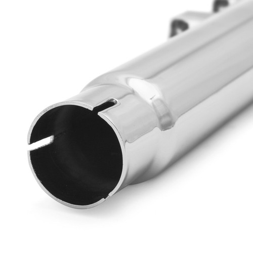 42" Fishtail tips Mufflers Slip ons Exhaust Dual Pipes for Harley Softail FLSTC - Bild 5 von 11