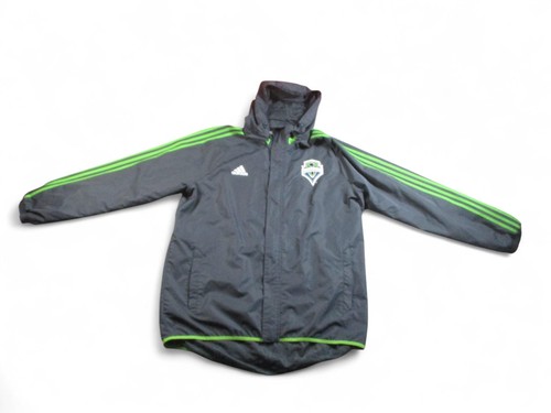 Seattle Sounders Xbox Jacke Herren XL grau grün MLS Fußball Adidas XBOX - Bild 2 von 18