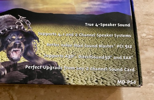 Mad Dog Prowler 4.1 DSP PCI Multimedia Soundkarte - Neu in OVP - Bild 2 von 4