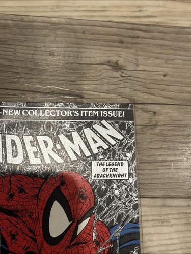 Spider-Man #1 Black And Silver Edition Signed By Todd McFarlane Red Web Stamp - Picture 7 of 10