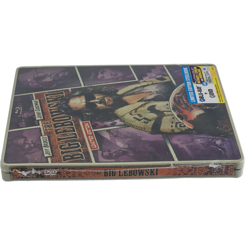 The Big Lebowski Steelbook Blu-Ray+DVD+Digital HD Edition Limited Area Free - Picture 4 of 9