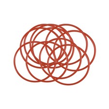 Silicone O-Rings 32mm OD 29mm Inner Diameter, 1.5mm Width, Seal Gasket Red 10Pcs