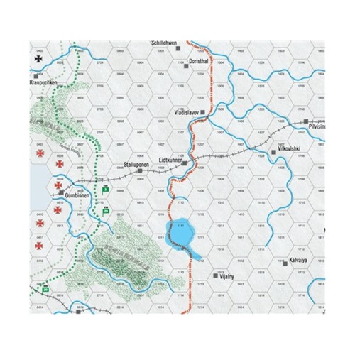 Decision Games Folio Wargame Masuria - Winter Battle 1915 Bag New - Picture 2 of 2